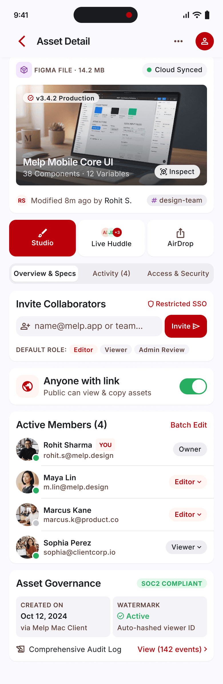Mobile — permissions