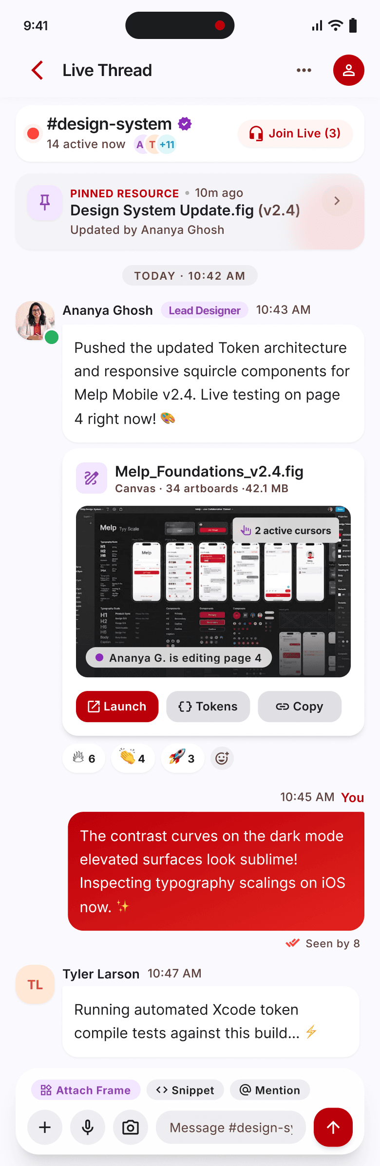 Mobile — share sheet